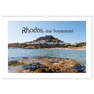 Rhodos, eine Sonneninsel (Wandkalender 2027 DIN A3 quer), CALVENDO Monatskalender