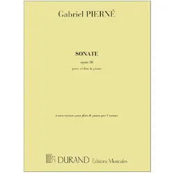 Sonate op.36 pour flûte et piano, Fachbücher von Gabriel Henri Constant Pierné