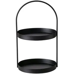 Boltze Etagere Joko, 27 x 26 x 44 cm, schwarz