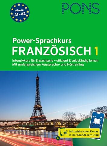 PONS Power-Sprachkurs Französisch 1: Intensivkurs für Erwachsene - effizient und selbständig lernen - Preis vom 30.09.2026 22:30:23 h