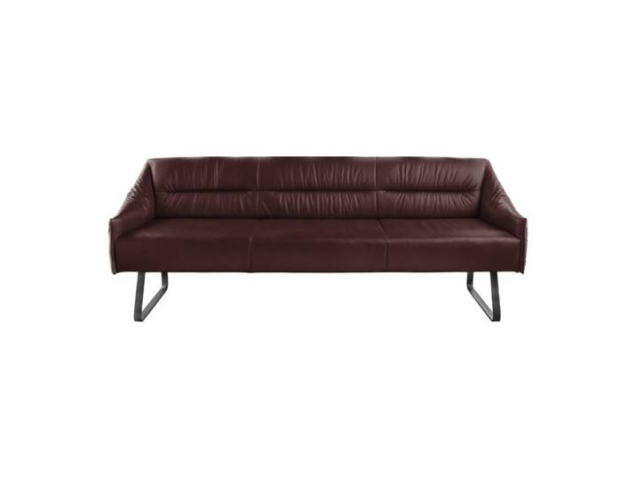 Musterring JustB! SP500 Sitzbank in Leder - Leder Z6913 burgundy - 262 Modern, Zeitlos