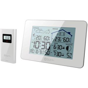 Miraval Wetterstation 4-MV5792-2, Funk, digital, mit Außensensor, Wettervorhersage LCD & 4 Messwerten