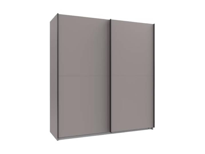 Kleiderschrank Augsburg Saharagrau 180x198x65cm Schwebetürenschrank