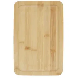 Tablett 28 x 18 cm Holz Beige Natur S (Small)