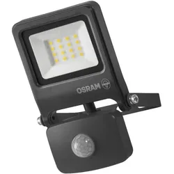 Osram LED Fluter Endura Flood Sensor 10W DG 4000K Neutralweiß IP65 grau
