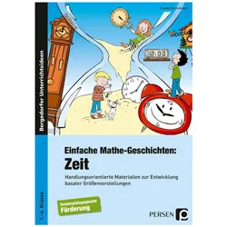 Einfache Mathe-Geschichten: Zeit, Schulbücher von Claudia Rosenkranz