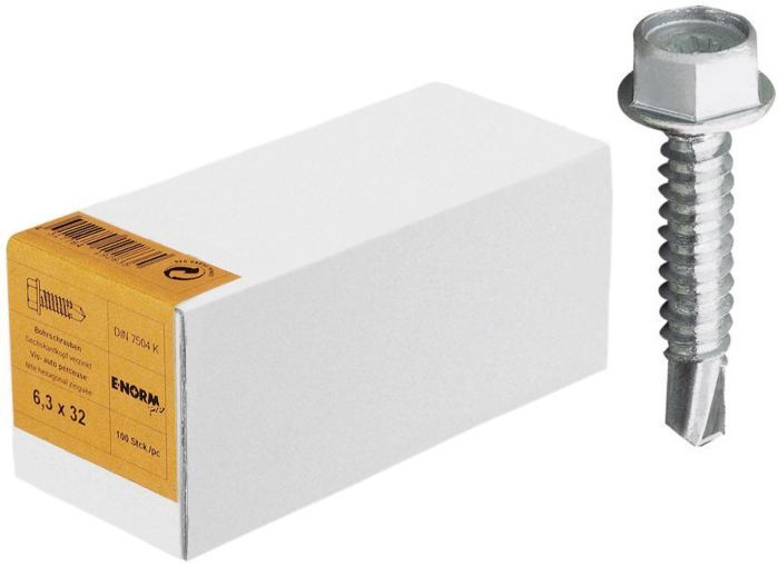 E-NORMpro Bohrschraube 4317784224864 galvanisch verzinkt, 100 stk
