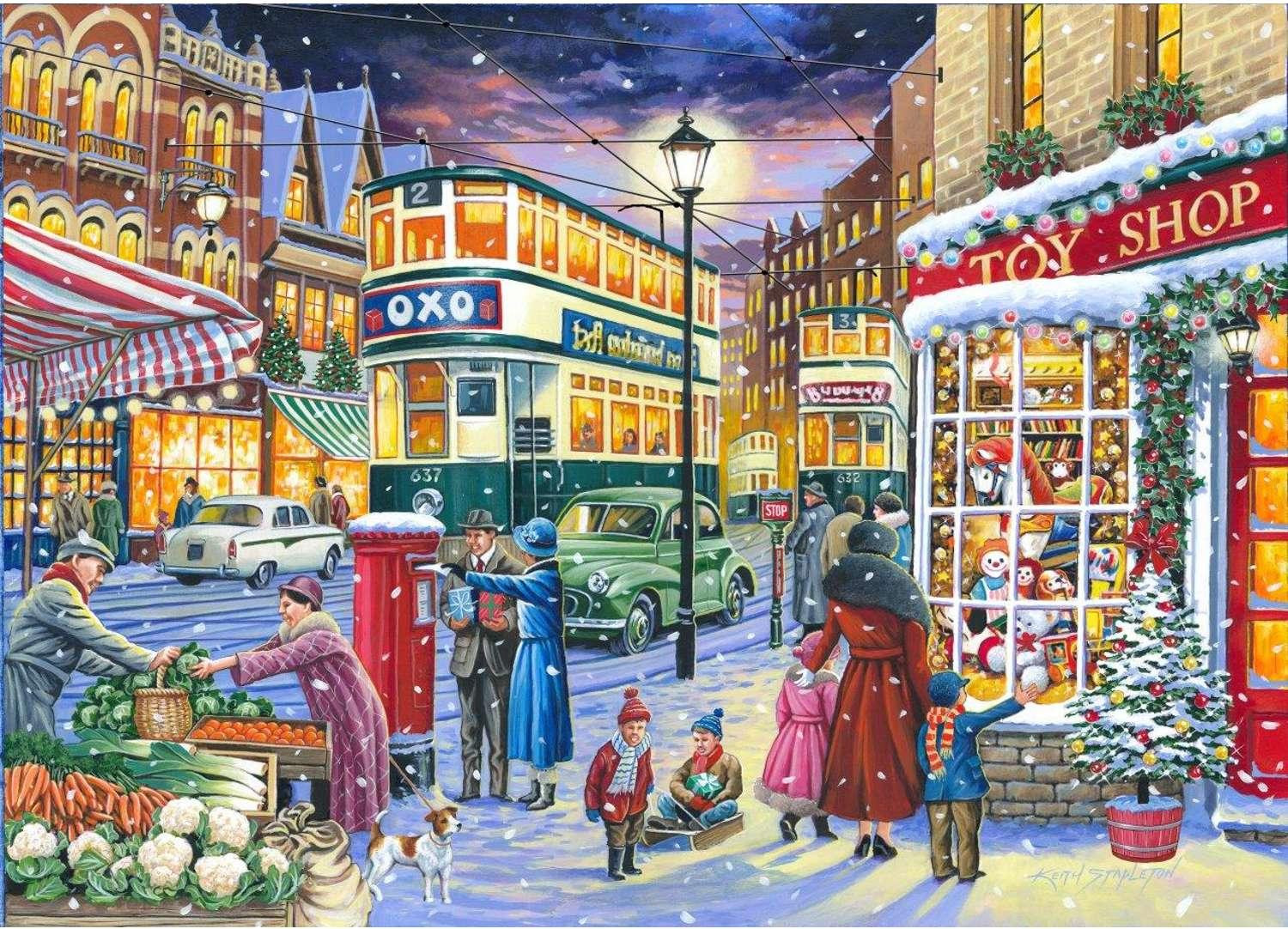 House of Puzzles Puzzel De Tram Vangen - 1000-delige puzzel