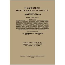Trachea, Bronchien, Lungen, Pleura, Fachbücher von Gustav von Bergmann