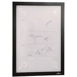 Durable Selbstklebender Inforahmen »Duraframe Wallpaper 4843« A4 schwarz, 23.6x32.2x0.3 cm