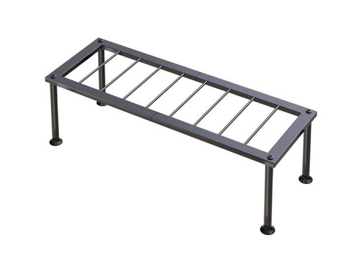 Support Pour Plantes À 1 Niveau : Support Échelle Pour Pot De Fleurs–Support De Pot De Fleurs En Métal Robuste Pour Salon Terrasse