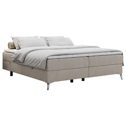 BOXBETT LESS 140/200 Beige Struktur - H4
