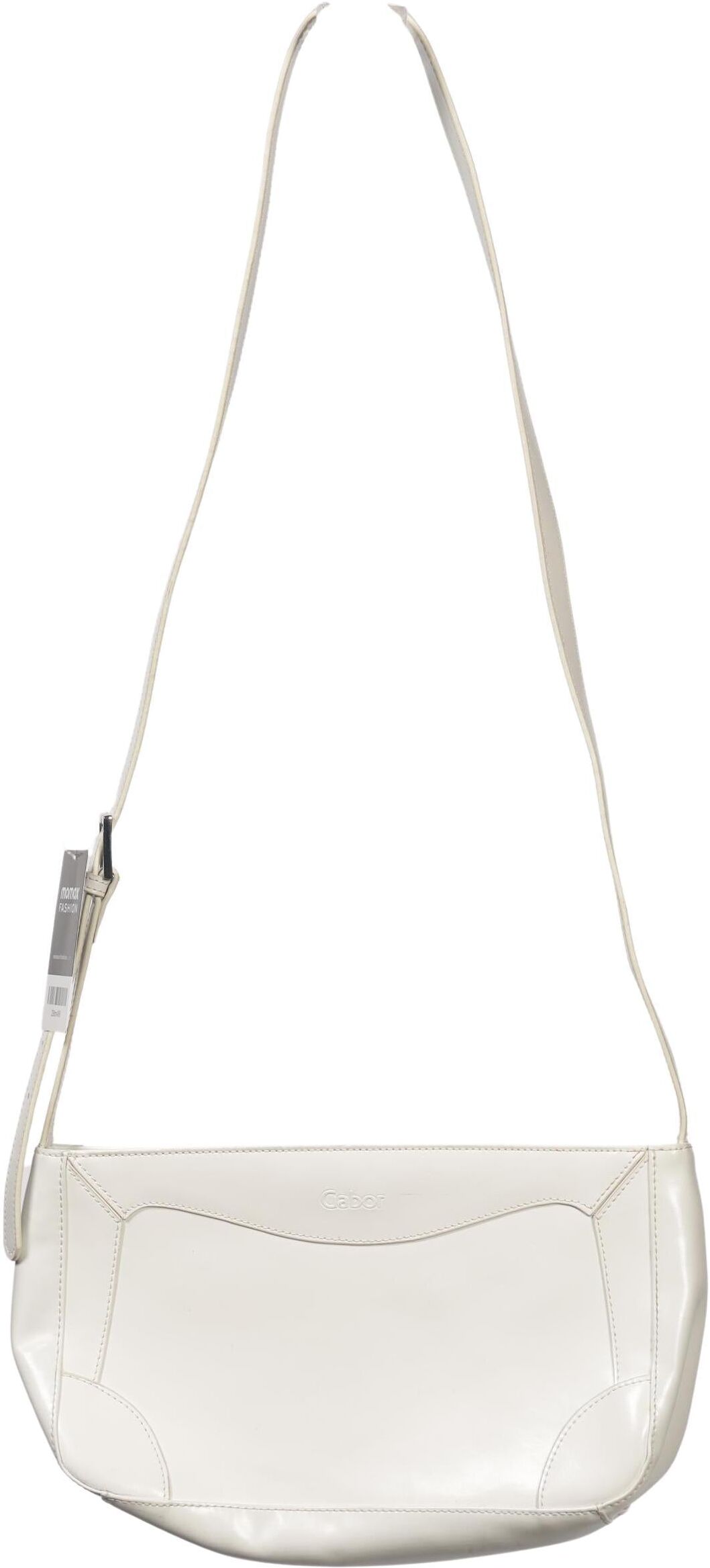 Gabor Damen Handtasche gross Leder, Weiß, Leder / kein / Etikett - Second Hand