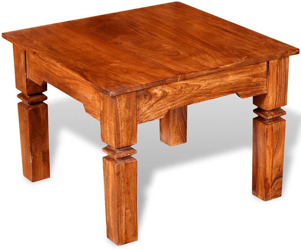 vidaXL Table basse Bois massif 60x60x45 cm