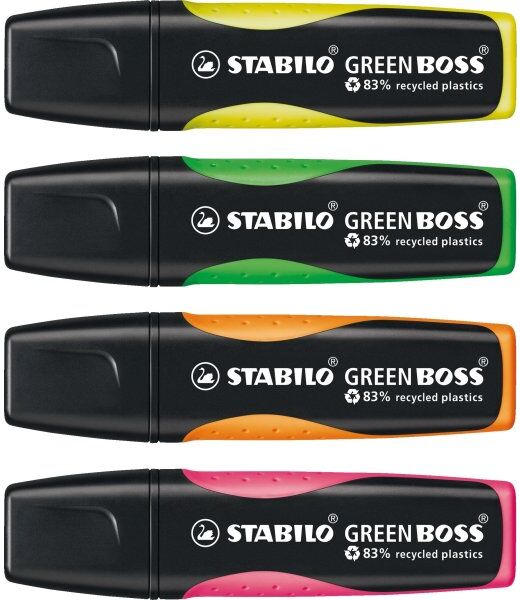 Stabilo Green Boss Highlighter   Gul