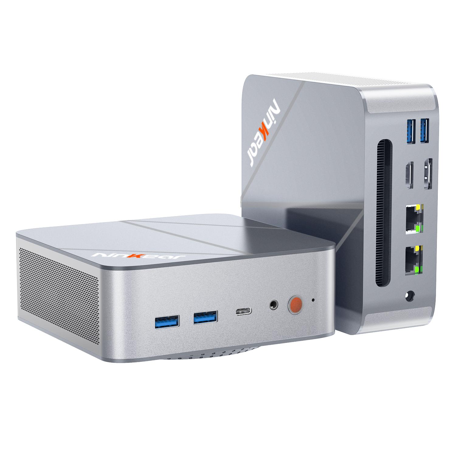 Ninkear L12 Pro Mini PC mit Intel Core i9-12900HK, 16GB DDR4 RAM, 1TB SSD, USB 4.0, Dual 2.5G LAN, WiFi 6 und Windows 11