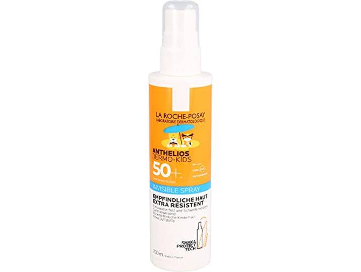 La Roche-Posay Anthelios Dermo-Pediatrics Vapo Spf50+ 200 ml, oranje en wit, 200 ml (Confezione da 1)
