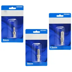 Druckluft Stecker mit Schlauchanschluss 6 9 13 mm männlich G03402