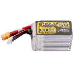 Tattu Lipo R-Line Version 5.0 150C 6S battery with XT60 connector (1800 mAh, 22.20 V)