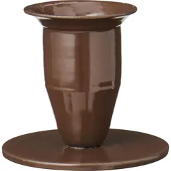 IB Laursen Metall-Kerzenhalter Hygge für Ø 2,2 cm Stabkerzen, Braun - Ø 5 cm