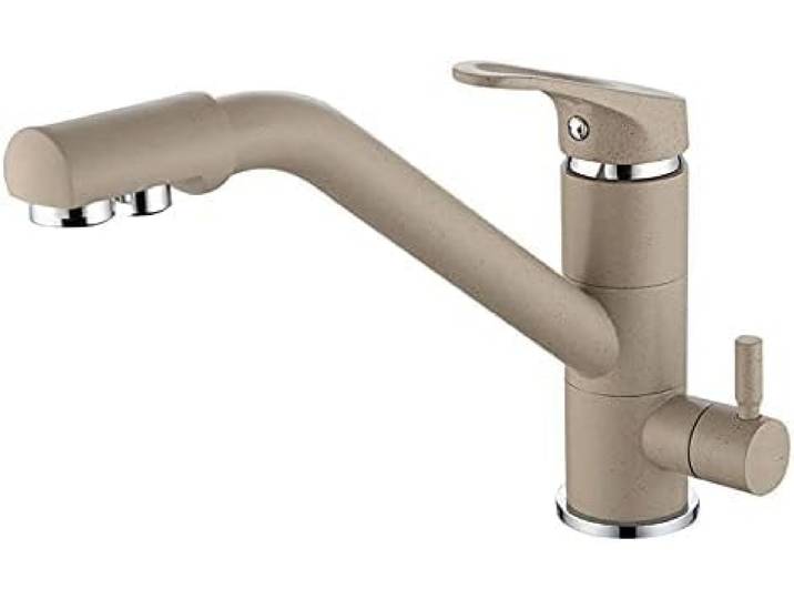 SWENEEN 3 Küchenarmatur Mit Wasserfilter, 360° Drehbarer Spültischmischer, Trinkwasserreiniger, Einfache Installation, Hochwertige Küchenreinigungslösung,
