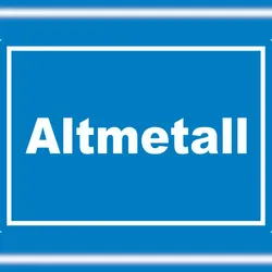 HB-Druck Altmetall Mülltrennung Aufkleber mit Text A1 (594x841mm)