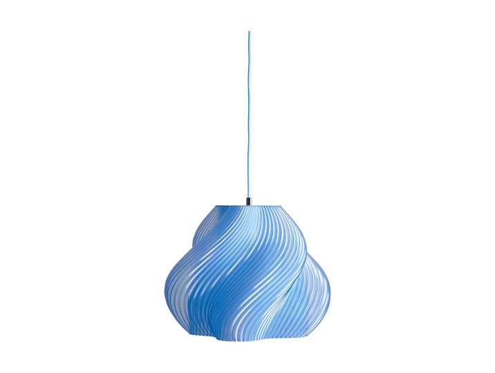 Crème Atelier Soft Serve Pendelleuchte Blueberry sorbet-brass, 03, 30 cm