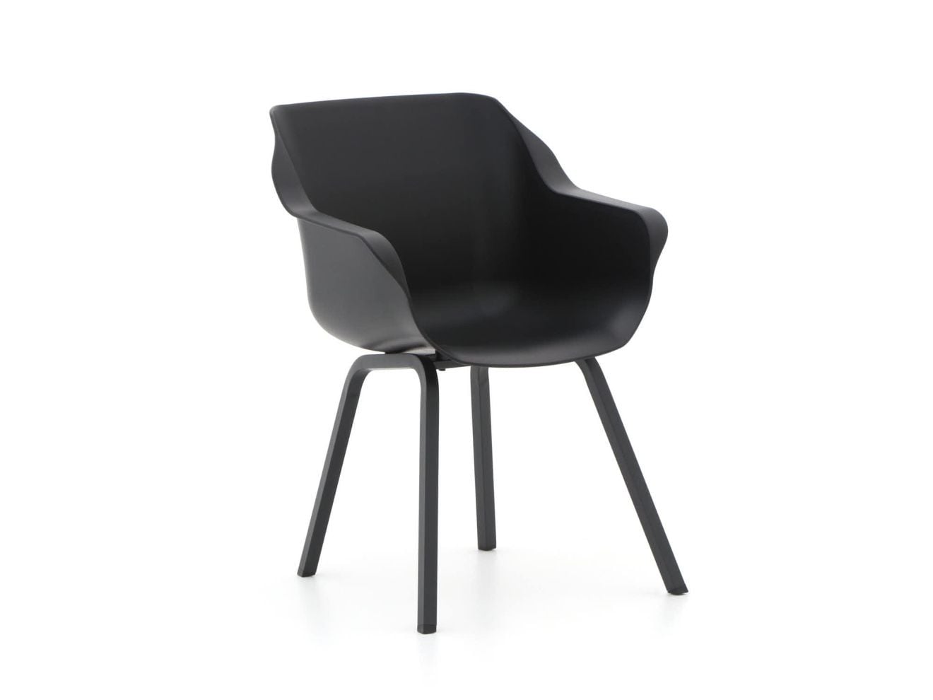 Hartman Sophie Element Dining tuinstoel - Zwart - Kunststof