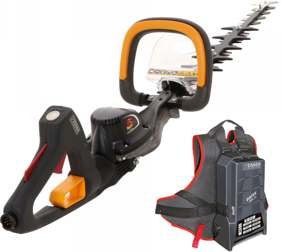 Taille-haie à batterie Zanon Raptor 600 - lame de 60 cm - 50.4V 15.9 Ah