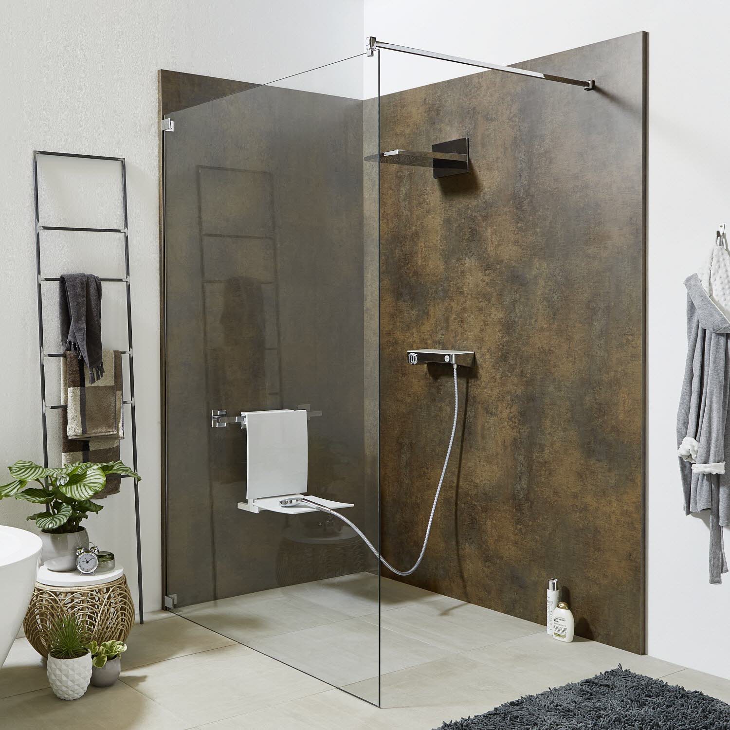 Sprinz Inloop Supersteel - feste Seitenwand 140 x 210 cm