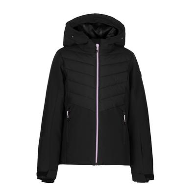Anorak ICEPEAK "Icepeak Anorak Laval Jr", Mädchen, Gr. 164, schwarz, Stoff, 100% Polyester, normal, Jacken
