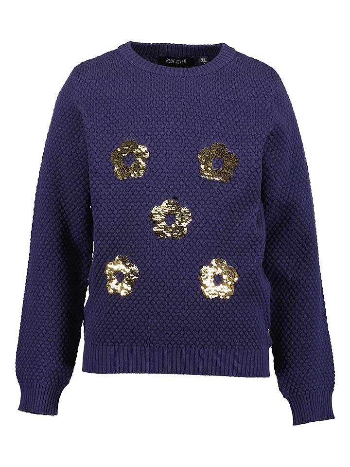 Blue Seven Pullover in Dunkelblau - 92
