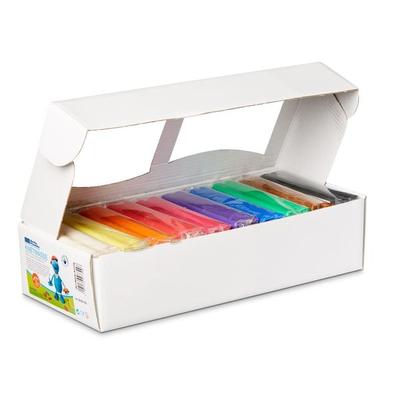 Becks Plastilin - 2,5 kg bunte Knetmasse, 10er Pack je 250g