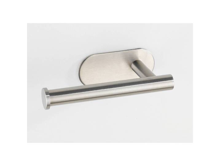 home24 Turbo-Loc wc-papierhouder Orea roestvrij staal zilver/mat 16 x 4 x 7cm