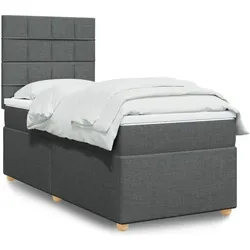vidaXL, Boxspringbett, Inlonina (Block mit Quadraten) (140 x 190 cm)