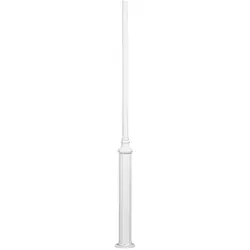 DRACO, Pfahl für Konstsmide Leuchtenköpfe, Höhe 200cm, Weiß, Aluminium KON-579-250
