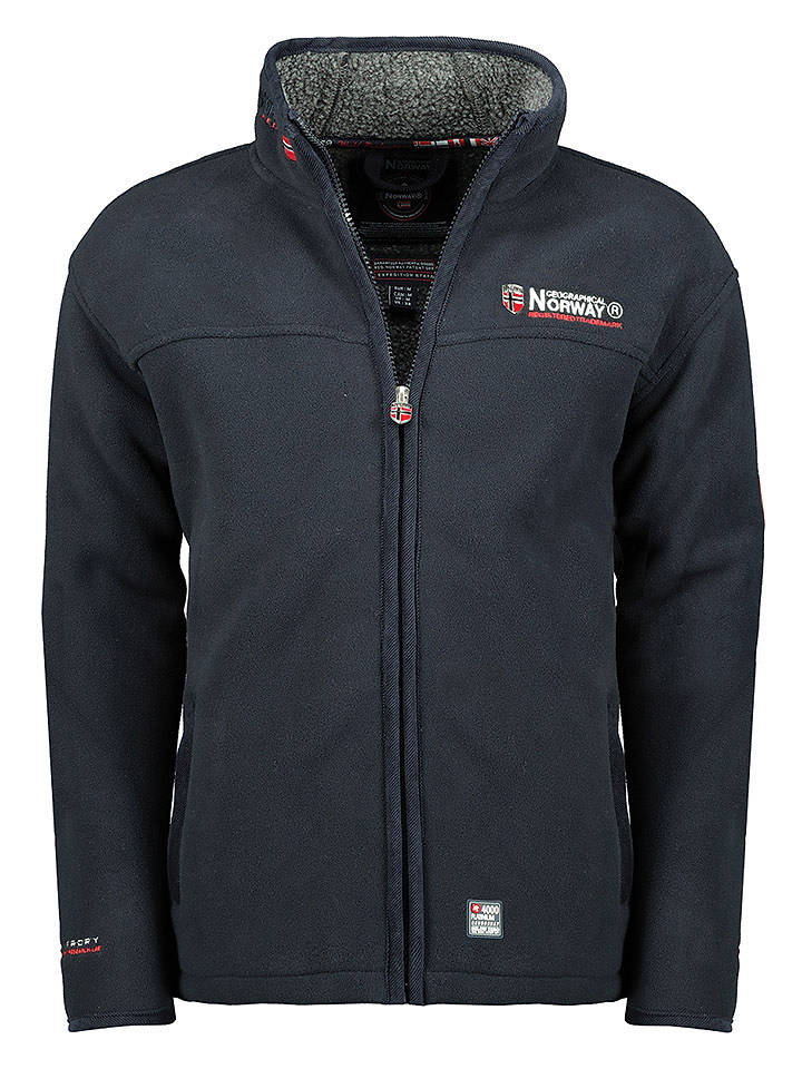 Geographical Norway Fleecejacke in Dunkelblau - XXL