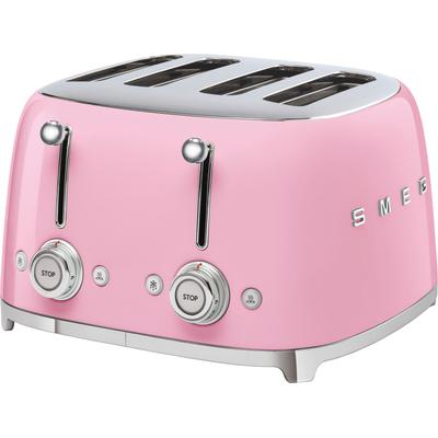 SMEG Toaster "TSF03PKEU", pink, B:33cm H:20cm T:30cm, Toaster