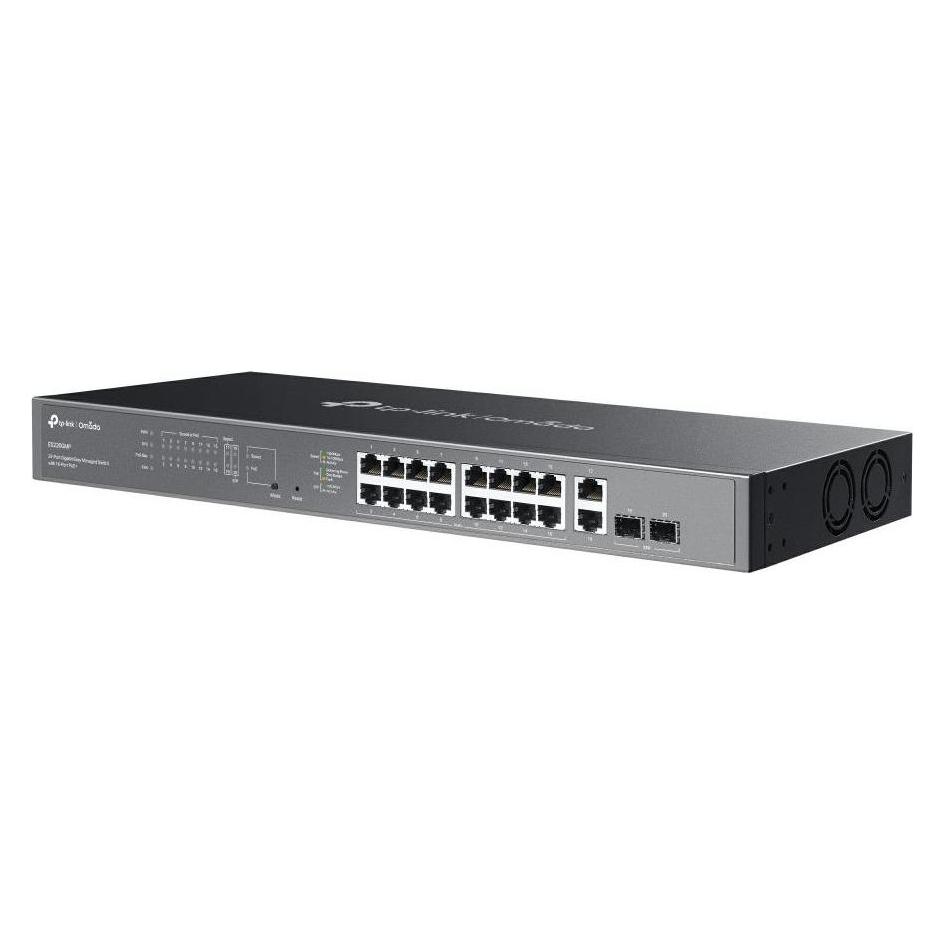 TP-Link Omada 20-Port Gigabit Easy Managed Switch mit PoE+ & SFP (20 Ports) (425413)