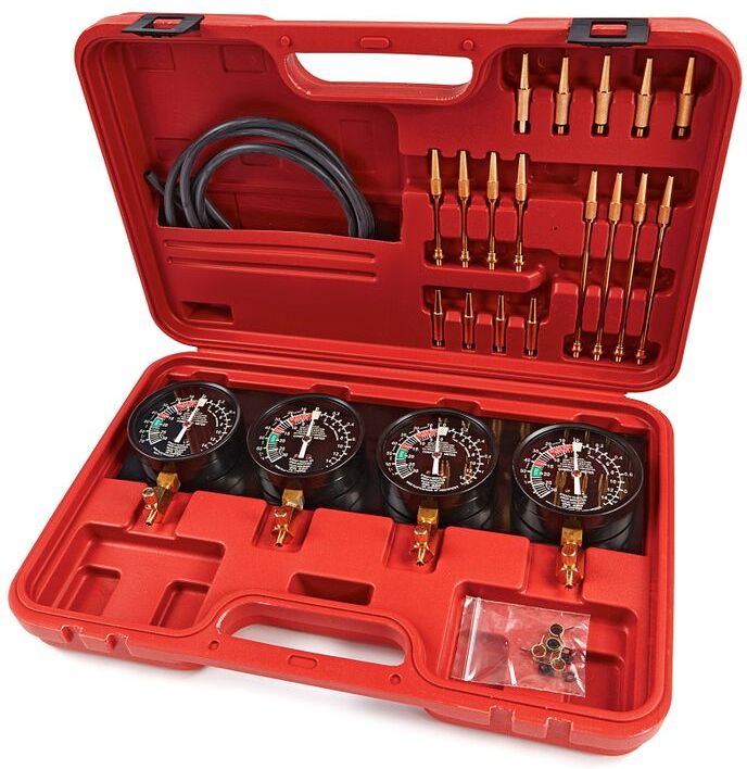 HBM Vergaser-Synchronisationsset 4-Uhr