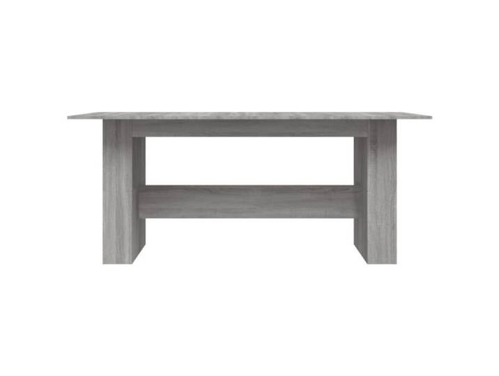 Table à dîner - ESTINK - Sonoma gris - 180x90x76 cm - Bois d'ingénierie - Montage requis