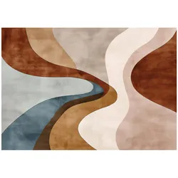FOTOTAPETE Art Deco Abstrakt Braun 200x140 cm