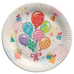 Papstar Pappteller rund Ø 23 cm "Fete", 10 x 50 Stück