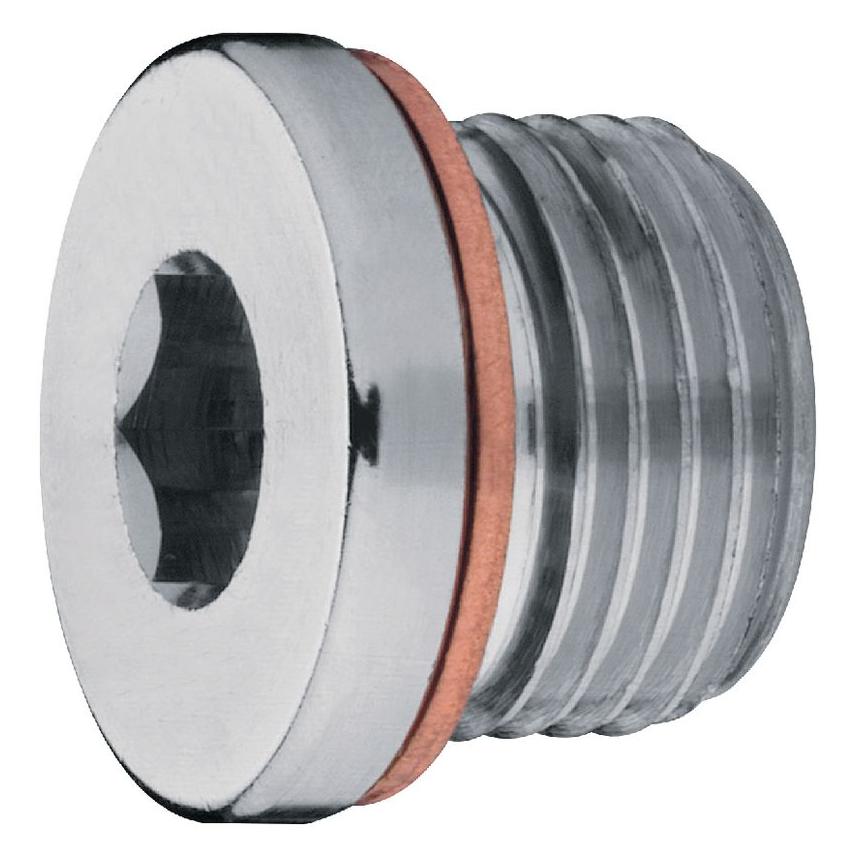 BRW Verschlussschraube mit Bund und Kupferscheibe (32 mm) (65431896)