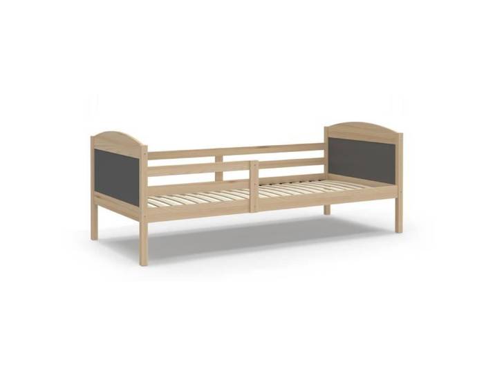 Lit Enfant Mati 90x190 Pin - gris