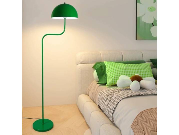 Lampe sur pied rétro danoise, germes de haricots mungo, design pour salon, chambre à coucher, canapé, lumière ambiante, célébrité d'internet, créative
