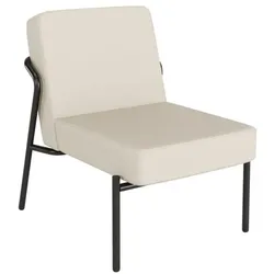 meet Sessel »meet - Medso S« Modell Klassik Kunstleder beige, 40.6 cm