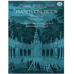 Piano Concertos Nos. 23-27 in Full Score, Sachbücher von Wolfgang Amadeus Mozart
