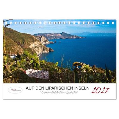 Auf den Liparischen Inseln (Tischkalender 2027 DIN A5 quer), CALVENDO Monatskalender