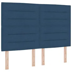 vidaXL Kopfteil mit Kopfteil Blau 160 cm Kunstleder